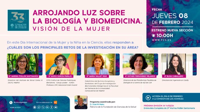 La Fundación de Ciencias de la Salud impulsa el Ciclo 'Arrojando luz sobre la Biología y Biomedicina'