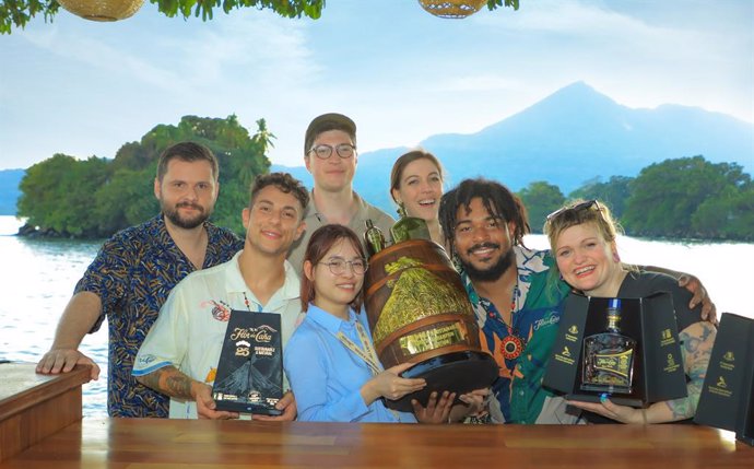 Julie Nguyen, winner of Flor de Caña's Sustainable Cocktail Challenge from Thailand crowned 2023 World’s Sustainable Cocktail Champion by Flor de Caña