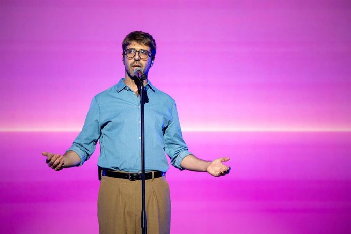 Guillem Gisbert durante la entrega de los XVI Premis Gaudí de cine, en el Centro de Convenciones Internacional de Barcelona (CCIB), a 4 de febrero de 2024, en Barcelona