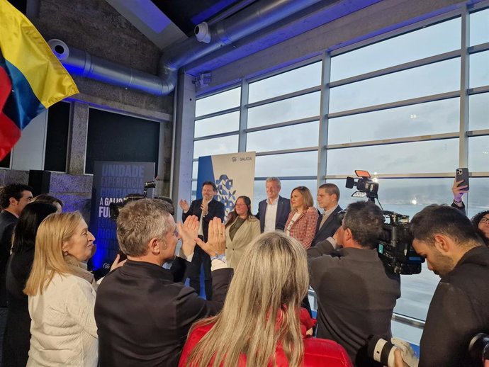 Alfonso Rueda este xoves en Vigo.