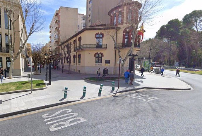 Archivo - Imagen de la plaza Gabriel Lodares de Albacete en Google Street View.