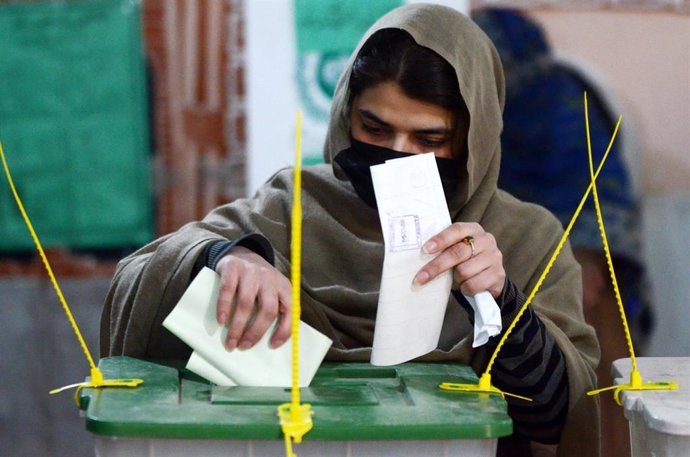 Imagen de archivo de las elecciones en Pakistan 