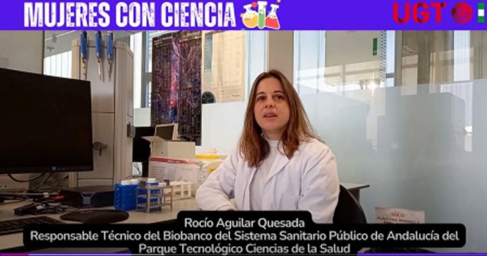 Uno de los vídeos que forman parte de la campaña 'Mujeres con ciencia' impulsada por UGT-A para visibilizar el papel de la mujer en el ámbito científico y tecnológico.