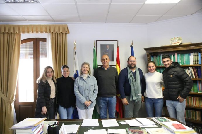 Ana Bertón y Javier Bello en Setenil.