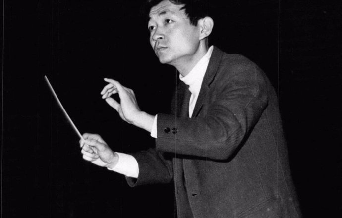 El director de orquesta Seiji Ozawa