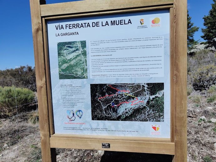 Vía ferrata en La Garganta