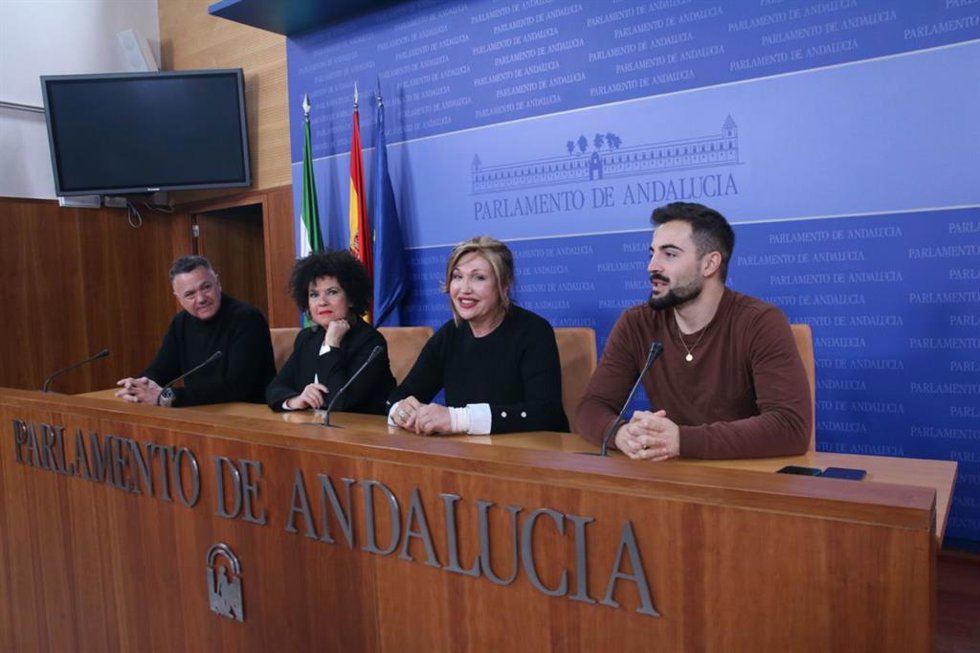 Mar Cambrollé presenta junto a los grupos Por Andalucía y Adelante Andalucía una PNL para proteger una pintada de 1978 por la libertad sexual realizada en Sevilla.