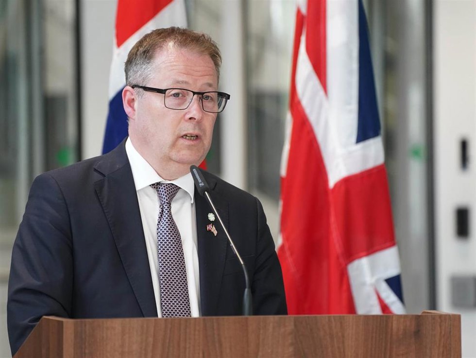 Archivo - El ministro de Defensa de Noruega, Bjorn Arild Gram.
