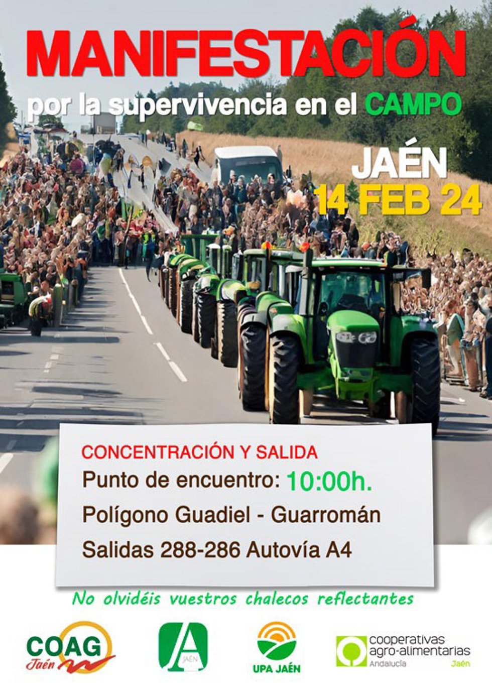 Cartel de la protesta