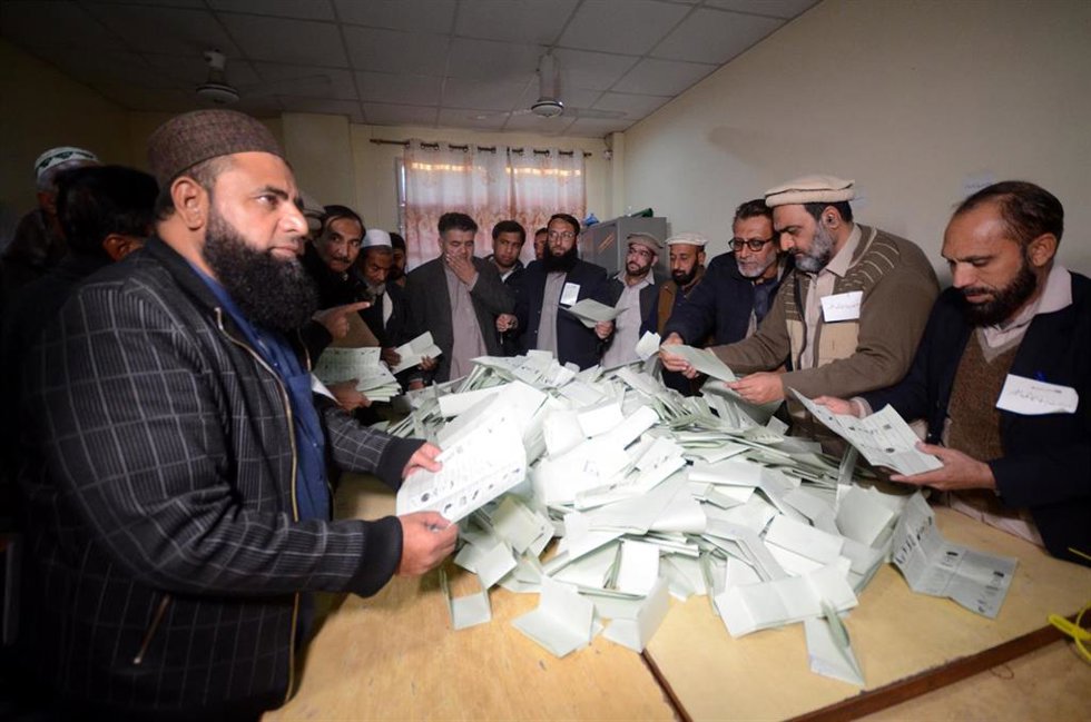 Recuento de las elecciones generales de 2024 en Pakistán 