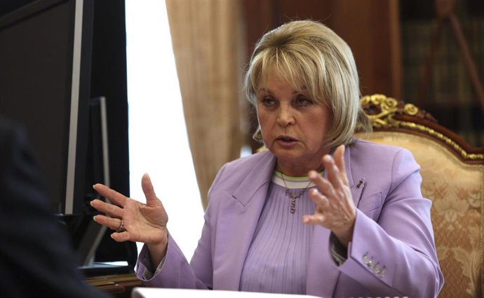 Archivo - Imagen de archivo de la jefa de la Comisión Electoral Central (CEC) de Rusia, Ella Pamfilova.