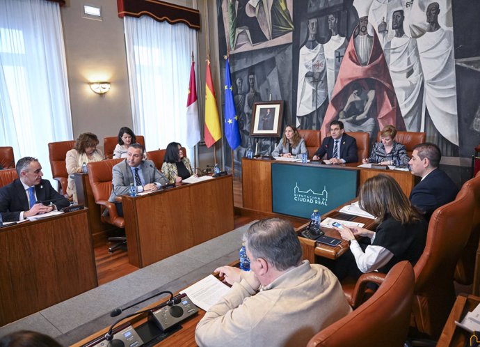 Pleno de la Diputación de Ciudad Real.