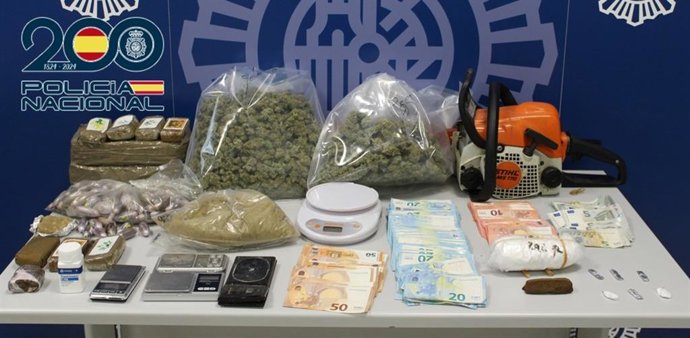 Efectos intervenidos en un operativo antidroga