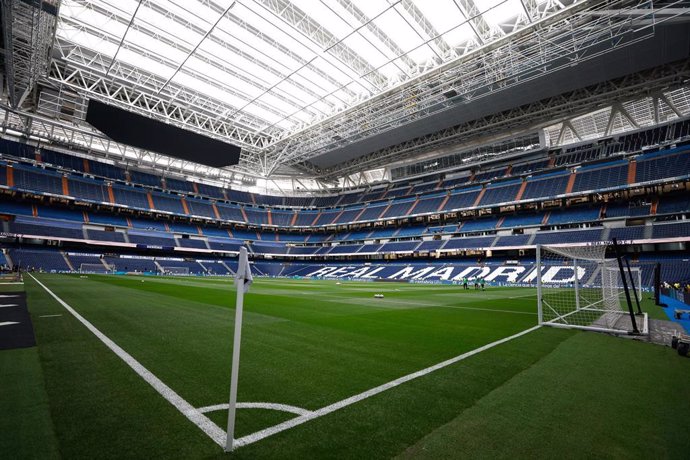 Archivo - General view of the Santiago Bernabeu stadium before the first football match of LaLiga EA Sports on September 01, 2023, in Las Rozas, Madrid, Spain.