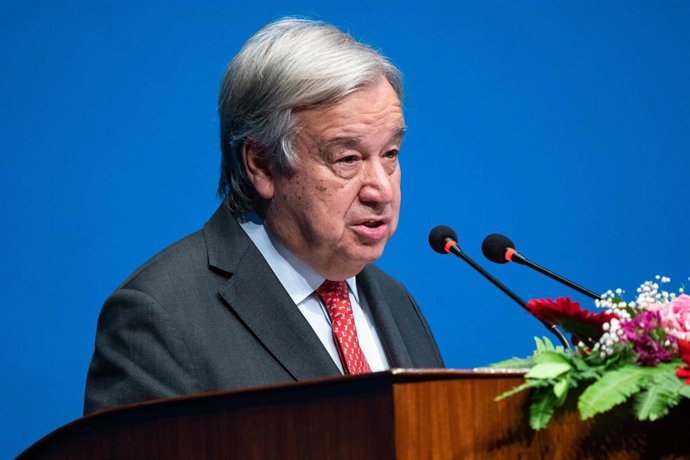 Archivo - El secretario general de Naciones Unidas, António Guterres