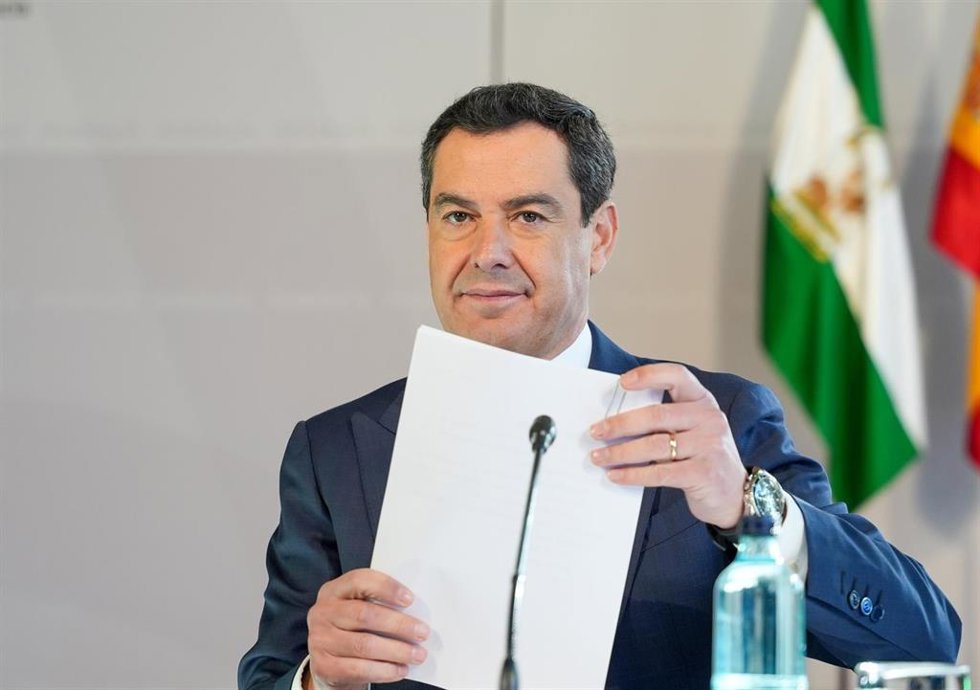 El presidente de la Junta de Andalucía, Juanma Moreno, archivo