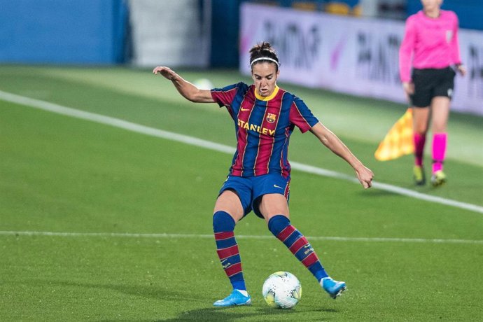 Archivo - Melanie Serrano, durante su etapa en el FC Barcelona.