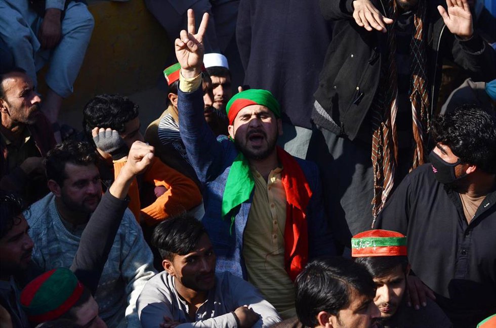 Protestas durante las elecciones en Pakistán