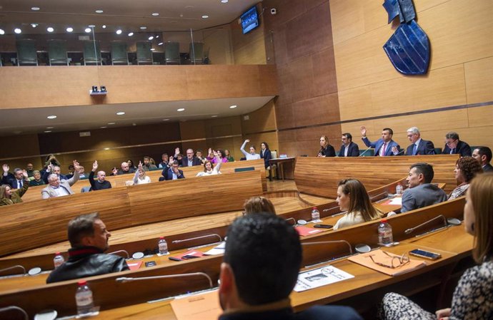 Pleno extraordinario de la Diputación de Valencia