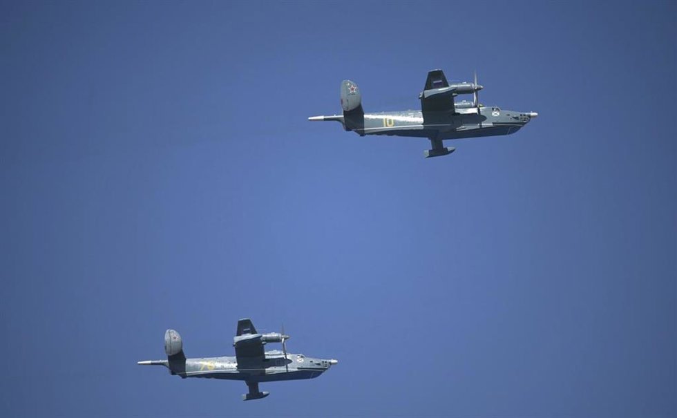 Archivo - Imagenes de archivo de aviones Beriev del Ejército ruso 