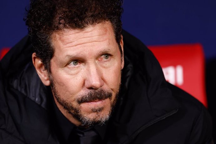 Diego Pablo Simeone, entrenador del Atlético de Madrid