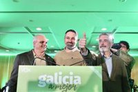Abascal pide el voto para Vox para "poner riendas" al PPdeG: "Tienen una querencia a la izquierda muy mala"