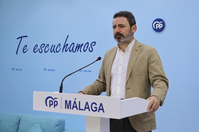 El secretario general del PP de Málaga, José Ramón Carmona, en una imagen de archivo.