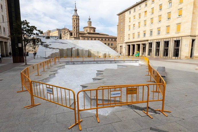 La reparación de la Fuente de la Hispanidad para corregir sus filtraciones comienza esta semana.