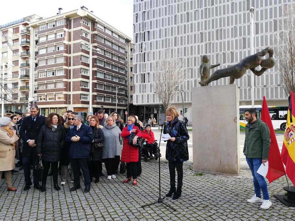 Acto en Pamplona en recuerdo de las víctimas de ETA.