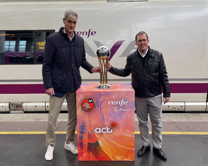 La Copa del Rey ACB viaja en AVE desde Madrid a Málaga