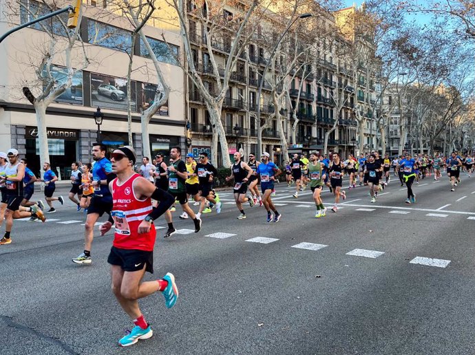 La 24 edición de la Mitja Marató de Barcelona