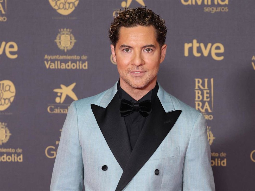 El cantante David Bisbal posa en la alfombra rosa previa a la gala de la 38 edición de los Premios Goya