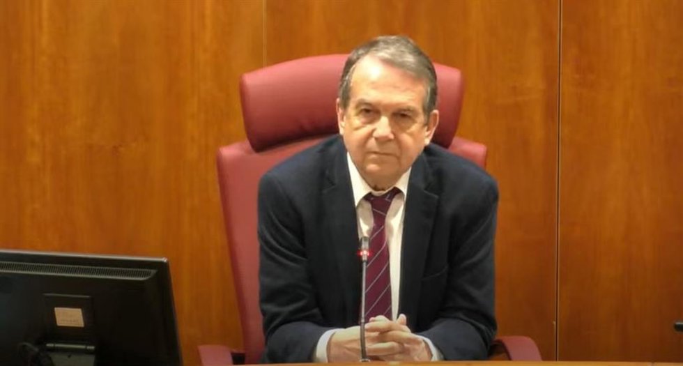 El alcalde, Abel Caballero, durante el pleno.