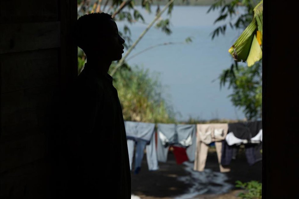 Archivo - Espacio de ayuda de UNICEF para menores en República Democrática del Congo