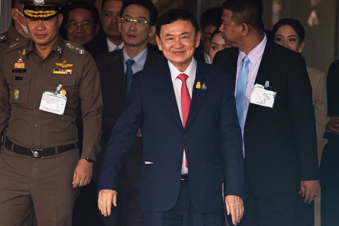 Archivo - El ex primer ministro de Tailandia Thaksin Shinawatra.