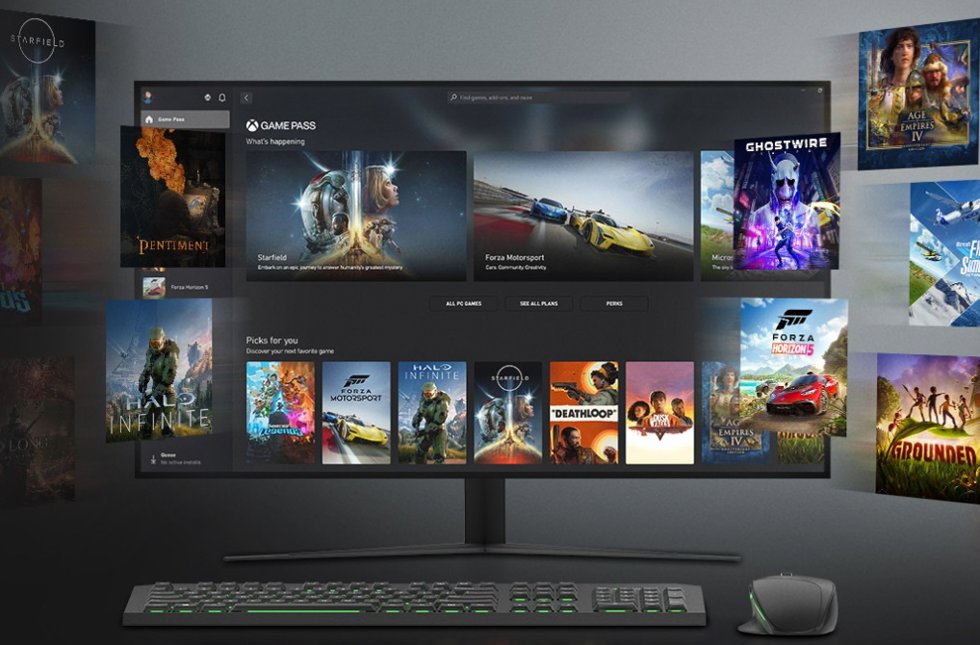 Recurso de PC Game Pass en un ordenador Windows