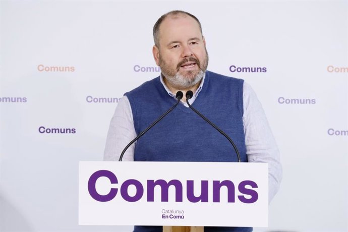 El portaveu dels comuns, Joan Mena