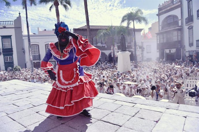 La Negra Tomasa en el Carnaval de Los Indianos de La Palma
