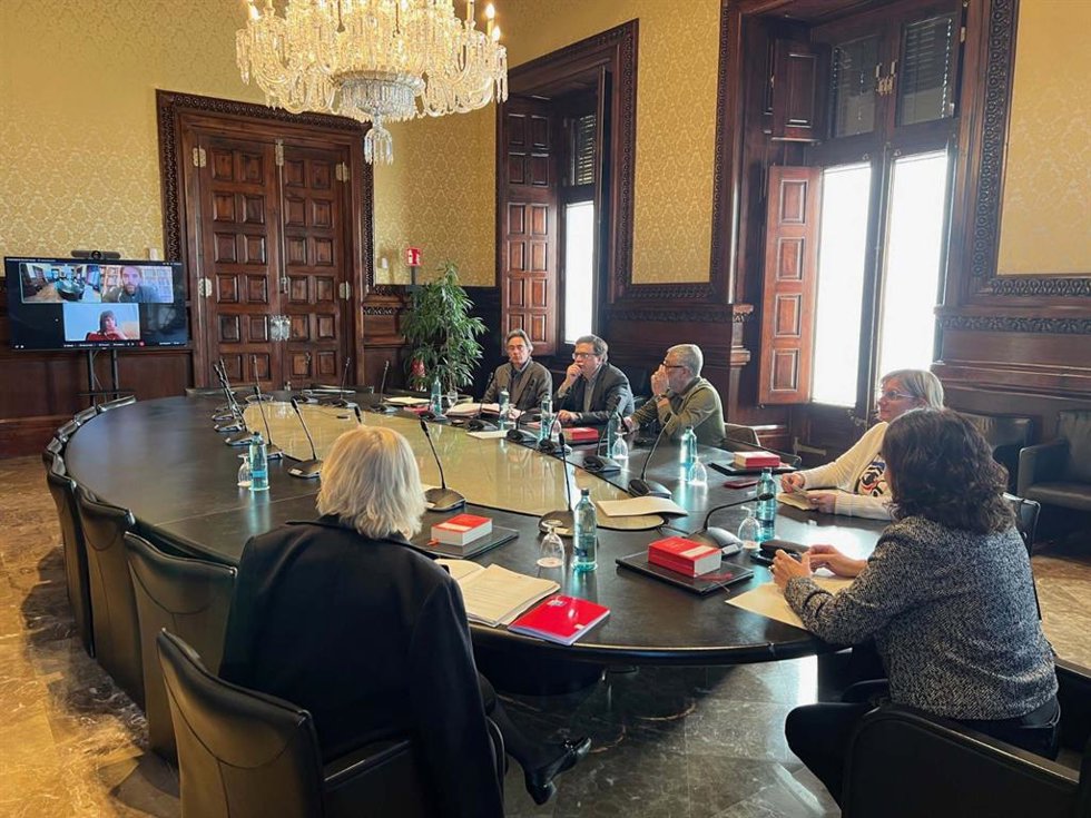 Reunión de la Mesa del Parlament