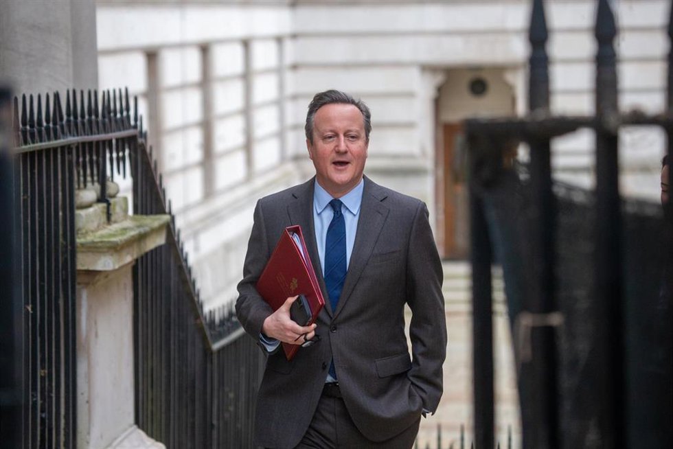 El ministro de Asuntos Exteriores británico, David Cameron