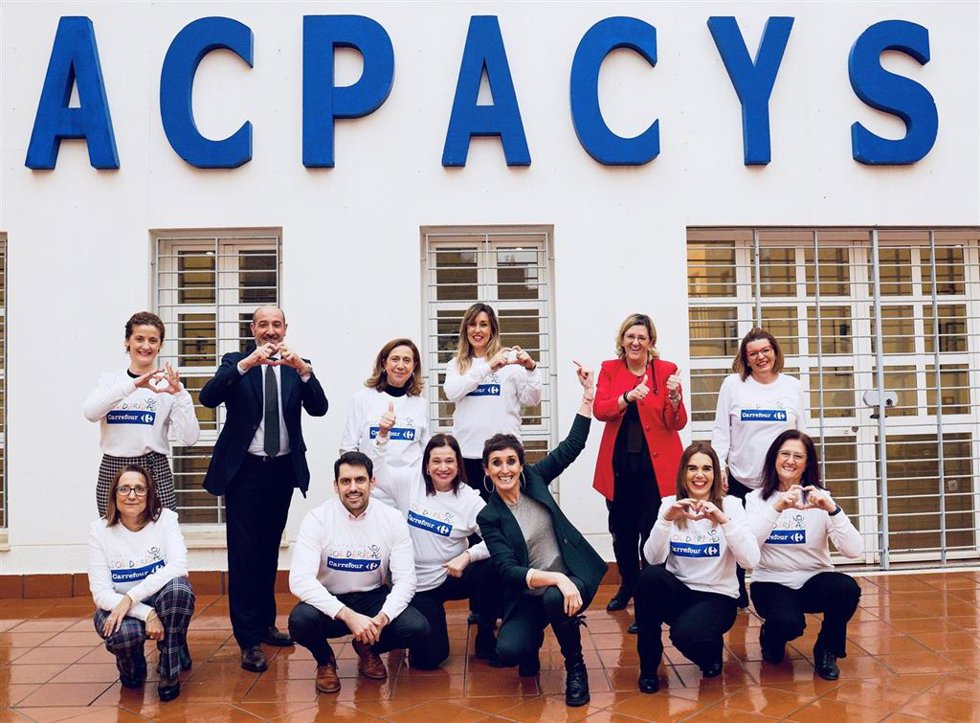 Fundación Solidaridad Carrefour dona 30.000 euros a Acpacys en beneficio de la infancia con discapacidad.