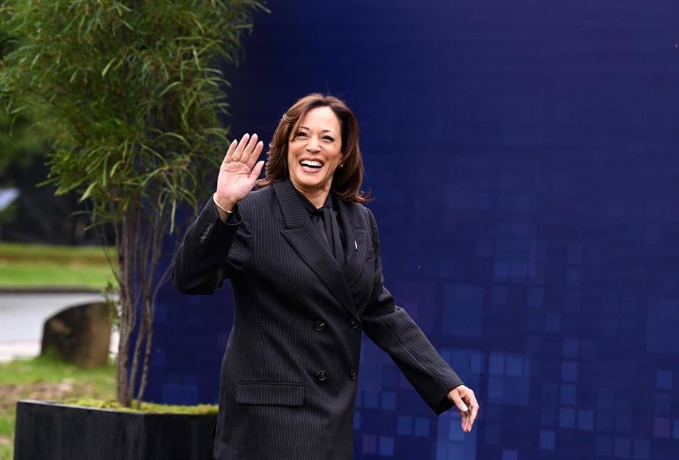 Archivo - La vicepresidenta de Estados Unidos, Kamala Harris