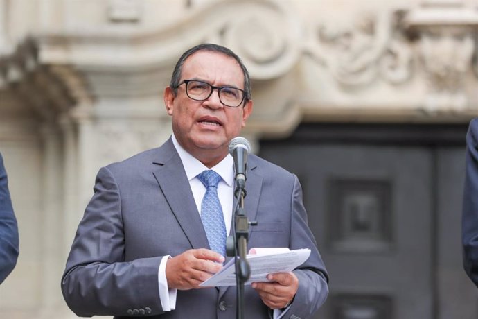 El primer ministro de Perú, Alberto Otárola