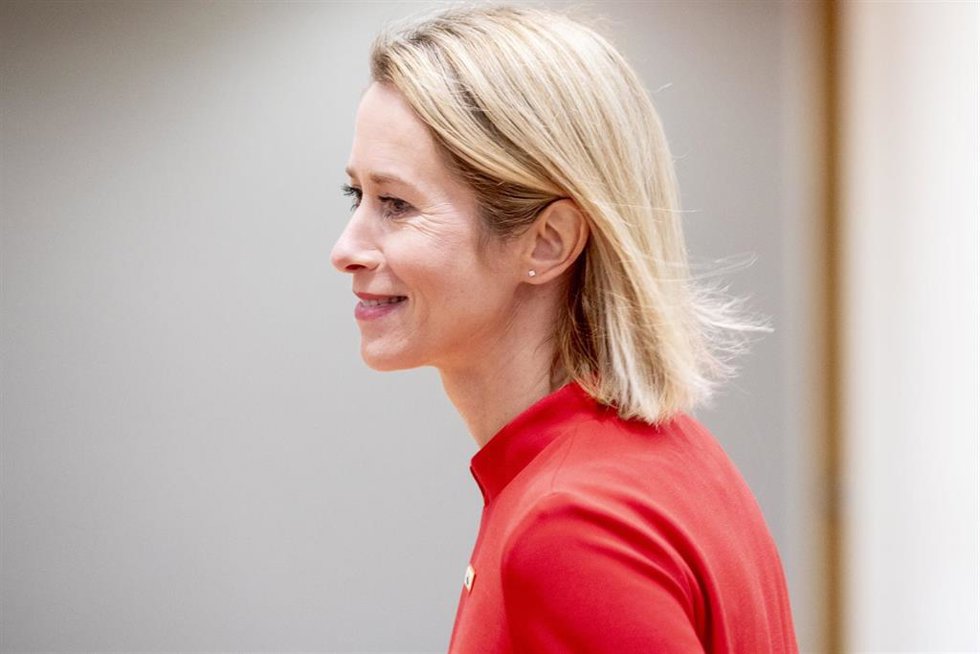 Archivo - La primera ministra de Estonia, Kaja Kallas (archivo)