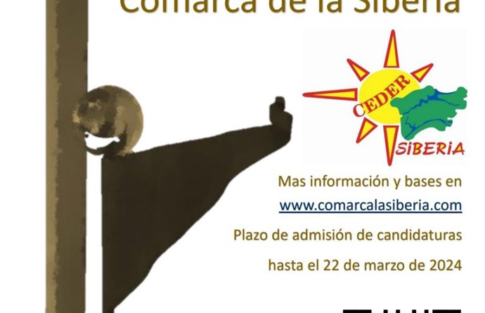 Cartel de los Premios Comarca La Siberia 2024