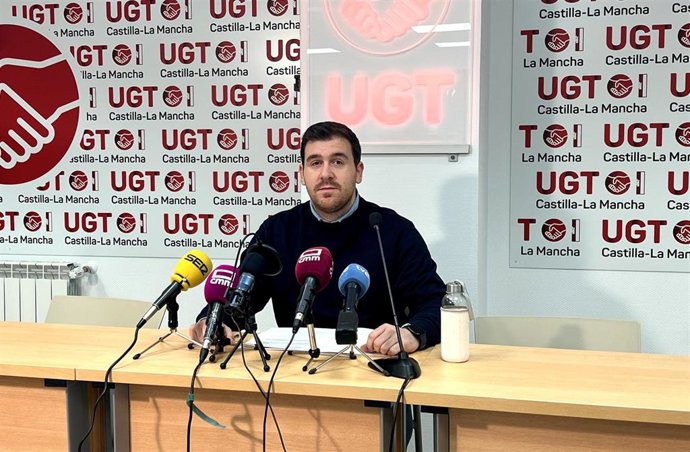 El secretario de Organización y Salud Laboral de UGT Castilla-La Mancha, Javier Flores.