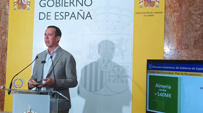 El subdelegado de Gobierno en Almería, José María Martín.