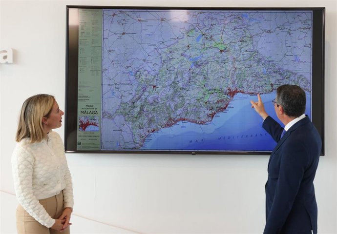 Presentación del nuevo Mapa de la Provincia de Málaga.