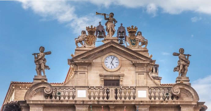 Fachada del Ayuntamiento de Pamplona