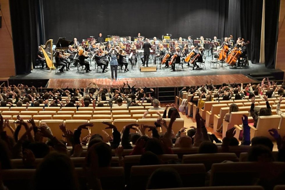 Alcalá (Sevilla) recibe la visita de más de 8.000 escolares para participar en un ciclo de conciertos de la ROSS.